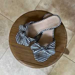 JCrew plaid flats